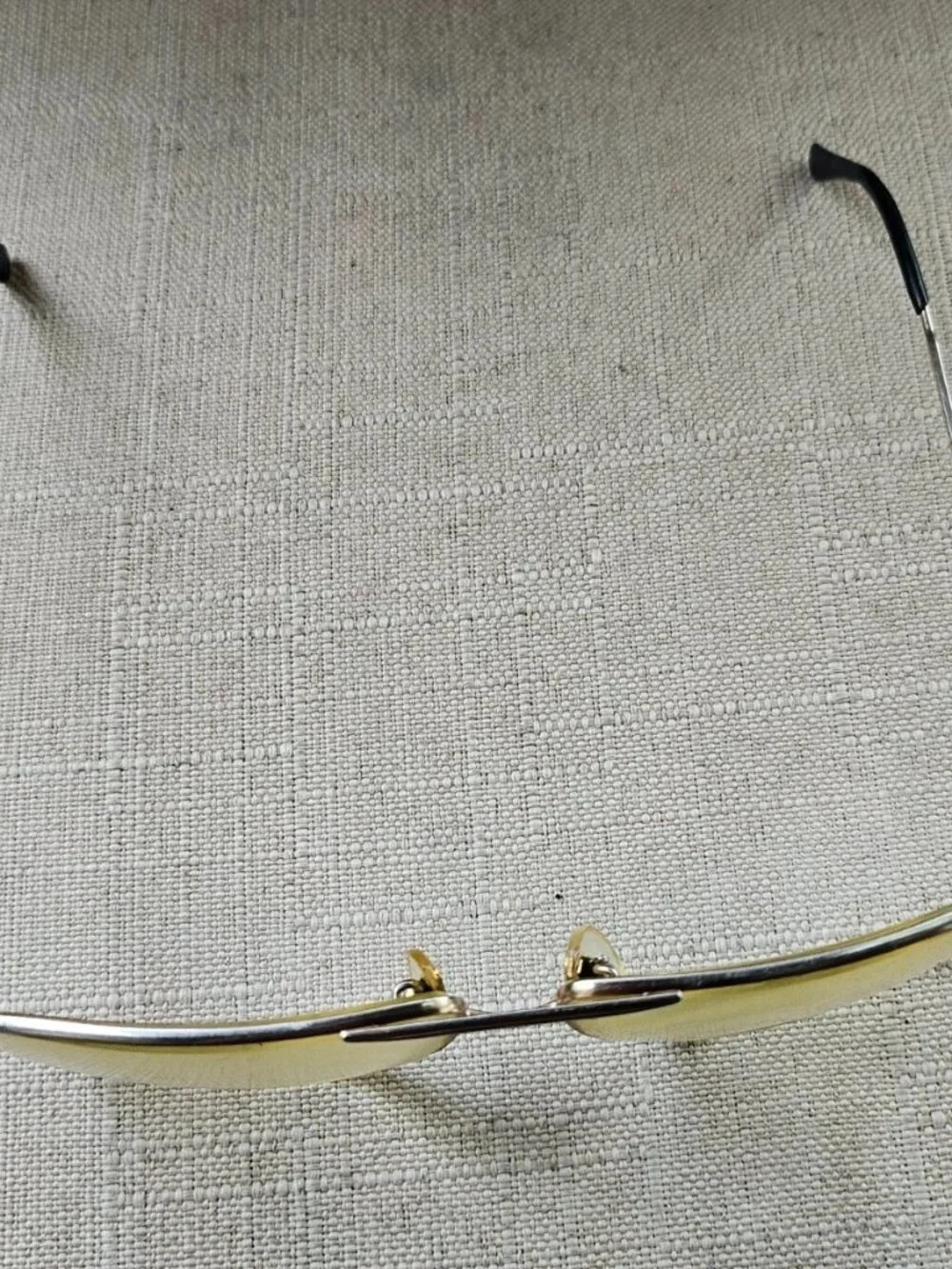 Share Vintage Tura Eyeglasses Frame Gold Tone Eyewear Glasses Unisex Frame only
